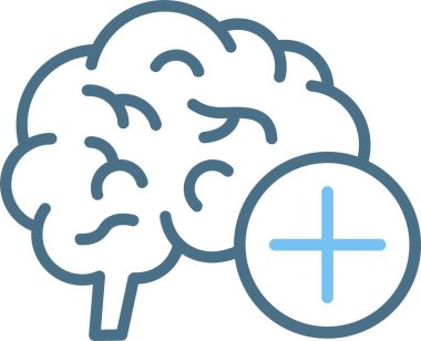 Sağlık Çizgisi İki Renk Simgesi