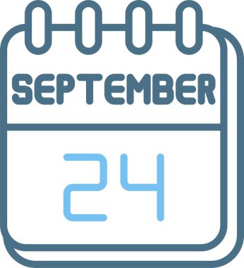 24 Eylül Satır İki Renk Simgesi