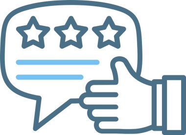 Beğeni Satırı İki Renk Simgesi