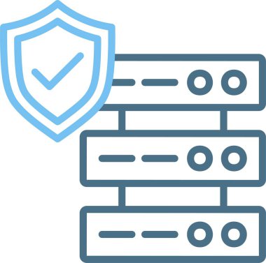 Sunucu Satırı İki Renk Simgesi