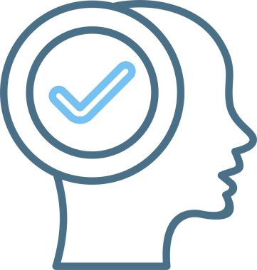 Başarı Satırı İki Renk Simgesi