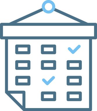 Duvar Takvimi İkinci Renk Simgesi