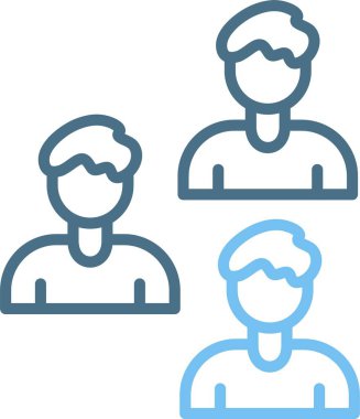 Seyirci Satırı İki Renk Simgesi