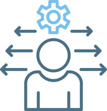 Esnek Satır İki Renk Simgesi