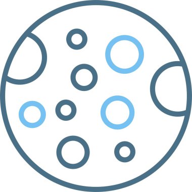 Ay Satırı İki Renk Simgesi