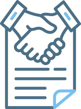 Ortaklık Satırı İki Renk Simgesi