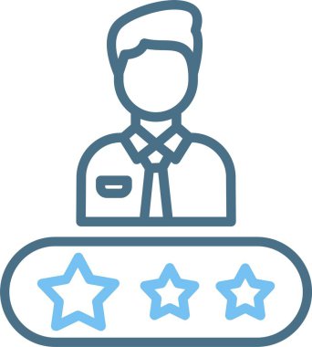 Oran Satırı İki Renk Simgesi