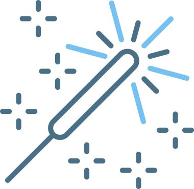 Sparkler Satırı İki Renk Simgesi