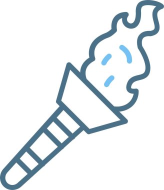 Meşale Hattı İki Renk Simgesi