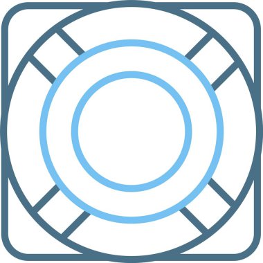 Lifesaver Satır İki Renk Simgesi