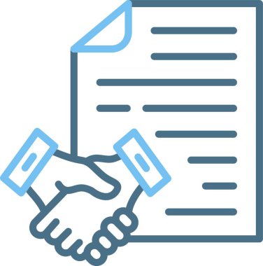 Kağıt Satırı İki Renk Simgesi