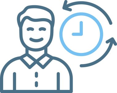 Çalışma ve Meslekler Satır 2 Renk Simgesi