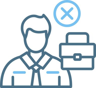 Görev Azaltma Satırı İki Renk Simgesi