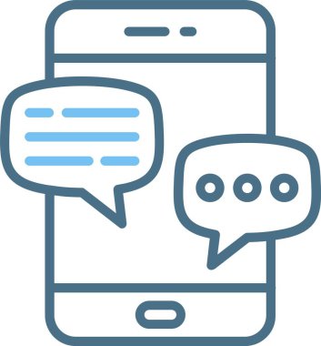 Mobil Satır İki Renk Simgesi