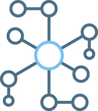 Ağ Satırı İki Renk Simgesi