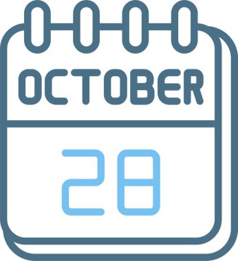 28 Ekim Satır İki Renk Simgesi