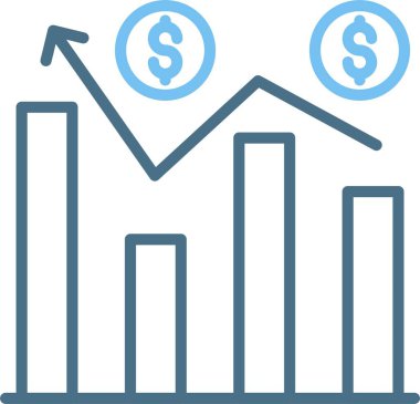 İstatistikler Satır İki Renk Simgesi