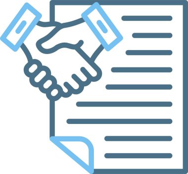 İstihdam Satırı İki Renk Simgesi