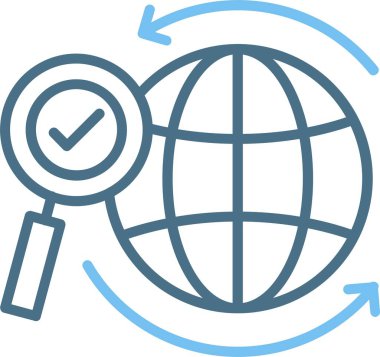 Keşif Satırı İki Renk Simgesi