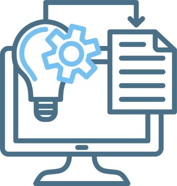 Uygulama Satırı İki Renk Simgesi