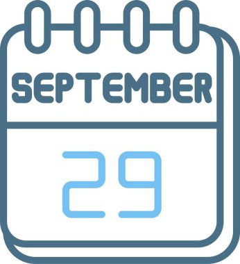 29 Eylül Satır İki Renk Simgesi