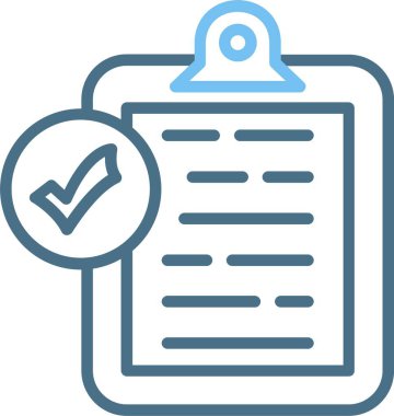 Pano Satırı İki Renk Simgesi