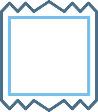 Çerçeve Çizgisi İki Renk Simgesi