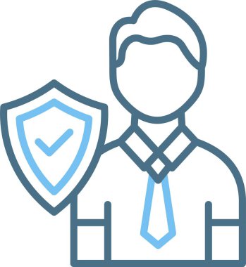 Sigorta Satırı İki Renk Simgesi