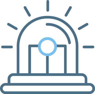 Siren Hattı İki Renk Simgesi