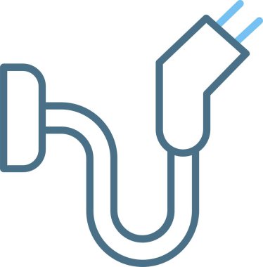 Şarj Çizgisi İki Renk Simgesi