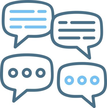 Yorumlar Satırı İki Renk Simgesi