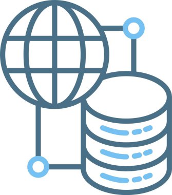 Sunucu Satırı İki Renk Simgesi