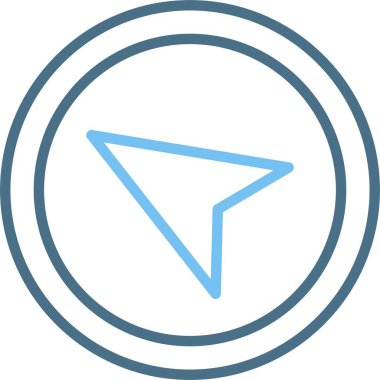 Seyrüsefer Satırı İki Renk Simgesi