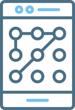 Parola Satırı İki Renk Simgesi