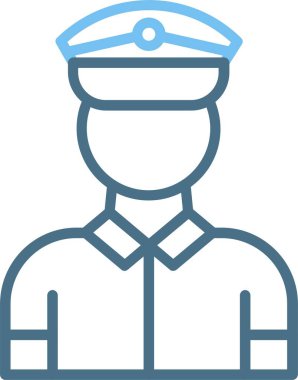 Sürücü Satırı İki Renk Simgesi