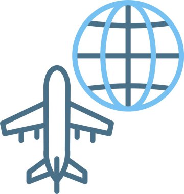 Uluslararası Satır İki Renk Simgesi