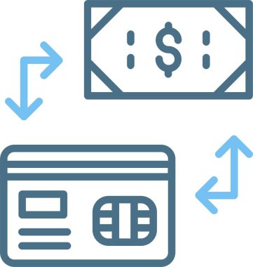 Ödeme Yöntemi Satırı İki Renk Simgesi