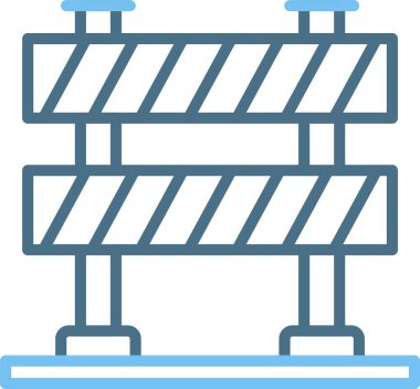 Trafik Bariyeri İkinci Renk Simgesi