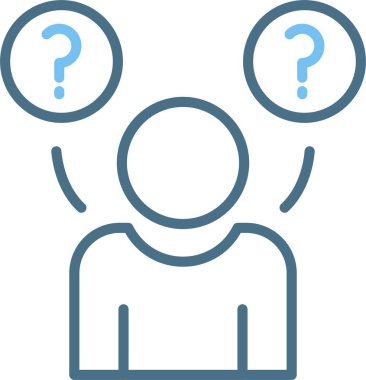 Şüphe Satırı İki Renk Simgesi