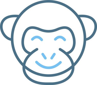 Maymun Satırı İki Renk Simgesi