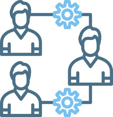 Takım çalışması İkinci Renk Simgesi