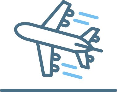 Ayrılış Satırı İki Renk Simgesi