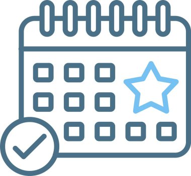 Olay Satırı İki Renk Simgesi