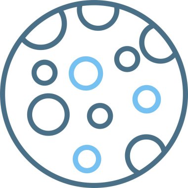 Dolunay Satırı İki Renk Simgesi