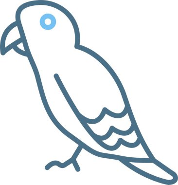 Kuş Hattı İki Renk Simgesi