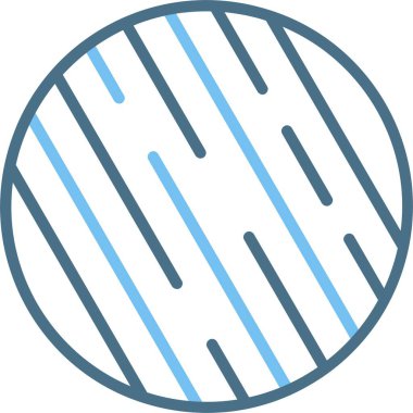 Uranüs Çizgisi İki Renk Simgesi