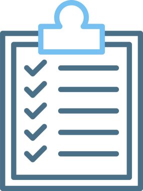 Pano Satırı İki Renk Simgesi