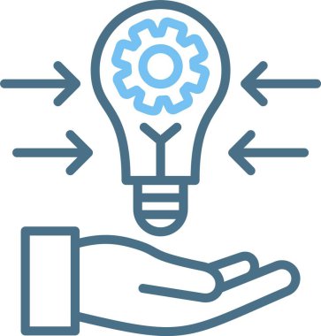 Kavram Satırı İki Renk Simgesi