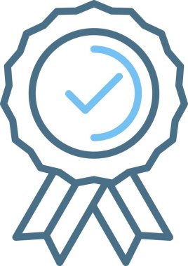 Güvenilirlik Satırı İki Renk Simgesi