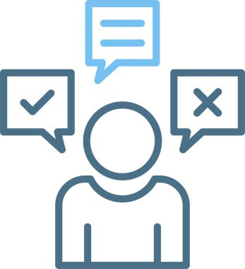 İfade Satırı İki Renk Simgesi